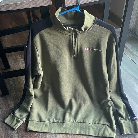 Champion Heavyweight Half Zip Sweatshirt L - Picture 1 of 6